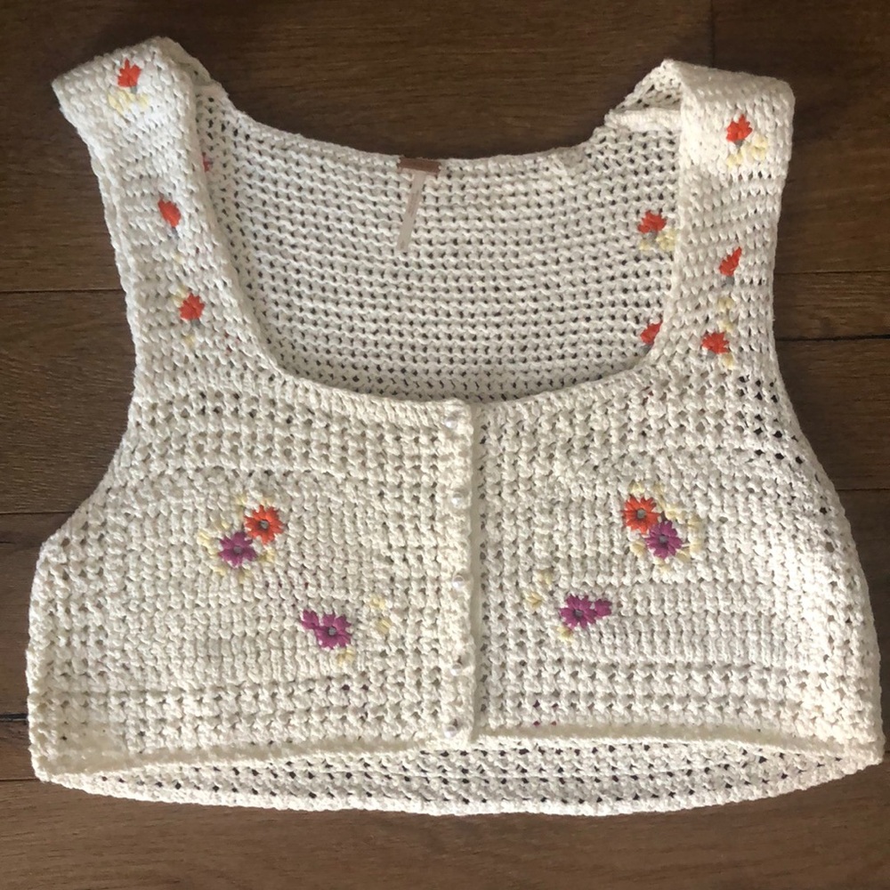 Free People Crochet Top